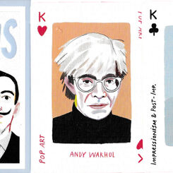 Art Genius playing cards