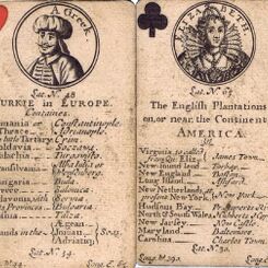 Geographical Playing Cards, c.1682