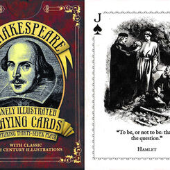 Shakespeare finely illustrated playing cards