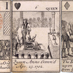 Royal Cards Reign of Queen Anne