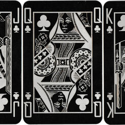 Stainless steel playing cards