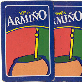 Spanish playing cards for Yerba Armiño