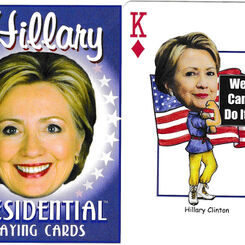 Hillary Presidential playing cards, 2016