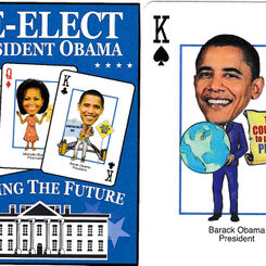 Obama Presidential playing cards, 2012