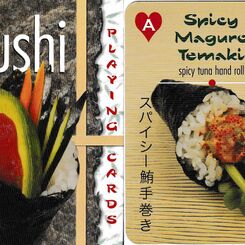 Sushi playing cards