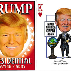 Trump Presidential playing cards
