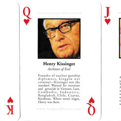 War Profiteers playing cards
