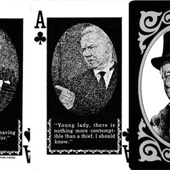 W.C. Fields Commemorative playing cards