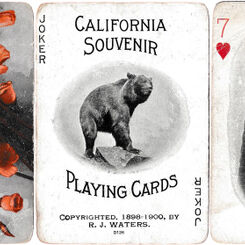 California souvenir playing cards
