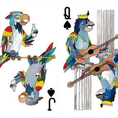Margaret Parrott playing cards