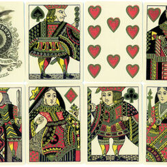 Illuminated Playing Cards, c.1865