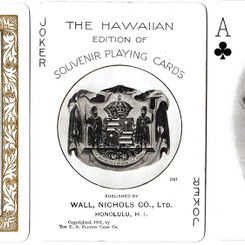 Hawaiian Souvenir playing cards