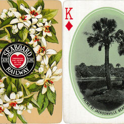 Seaboard Air Line Railway souvenir playing cards