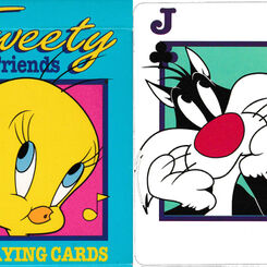 Tweety & Friends playing cards