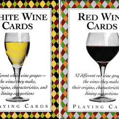 Red & White Wine playing cards