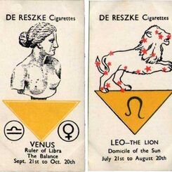 De Reszke Cigarettes “What the Stars Say”