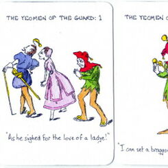 Gilbert & Sullivan Cards