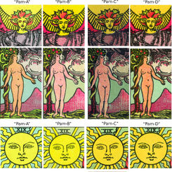 Rider Waite Tarot - details compared