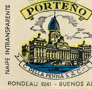 Naipes Porteño by C. Della Penna S.A.C.I., Buenos Aires, c.1960