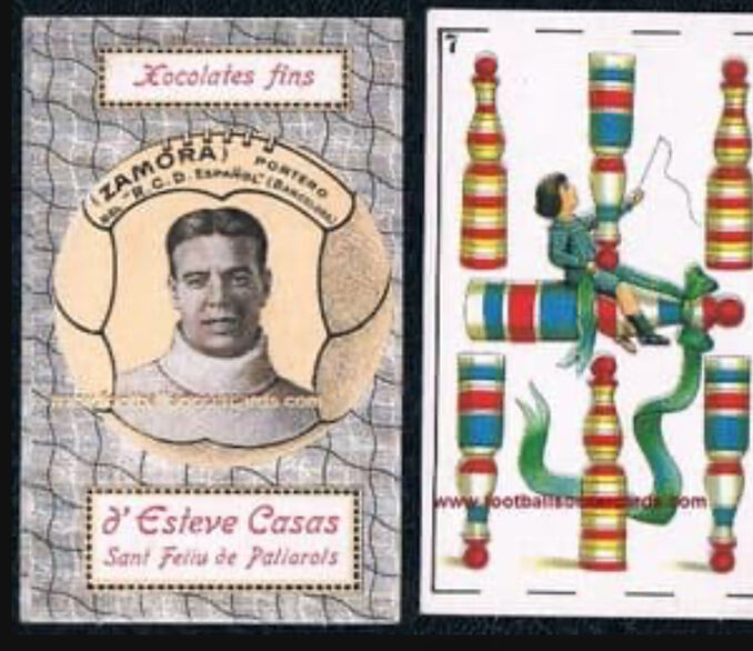 Help w/ Prewar Spanish soccer playing cards