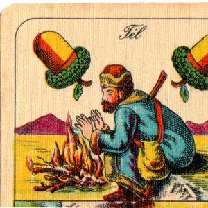 Hungarian Seasons playing cards by G. Berger, Buenos Aires