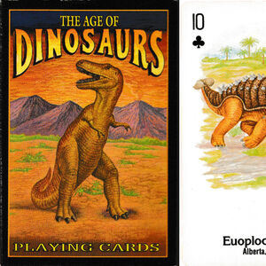 The Age of Dinosaurs playing cards