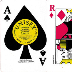Unisex playing cards