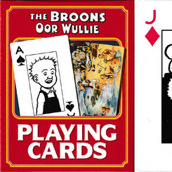 The Broons and Oor Wullie playing cards