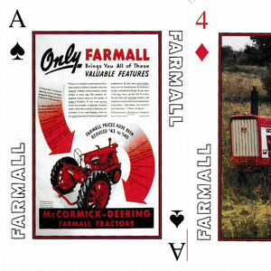 Farmall playing cards