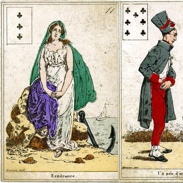 French Cartomancy cards, c.1830