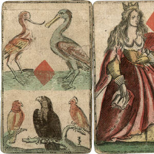 XVII Century Engraved Animal Cards