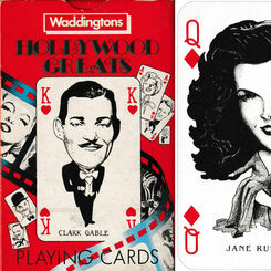 Hollywood Greats playing cards