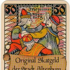 Original Skatgeld der Stadt Altenburg