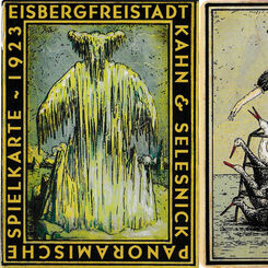 Eisbergfreistadt Panoramische Spielkarte 1923