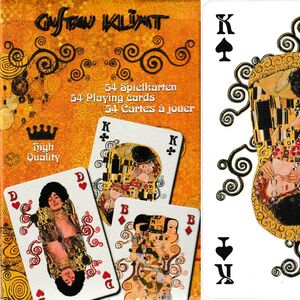 Gustav Klimt playing cards