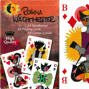 Rosina Wachtmeister playing cards