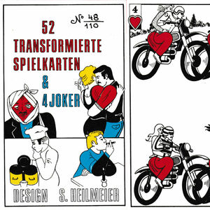 52 Transformierte Spielkarten