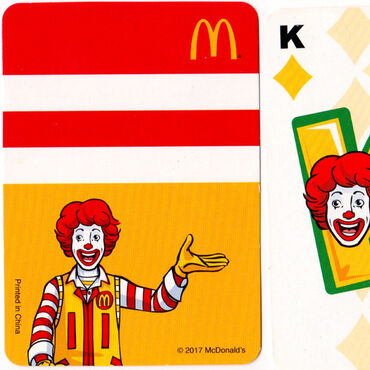 Japanese McDonald’s Playing Cards