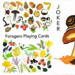 Foragers playing cards