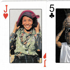 52 Faces of Nepal playing cards