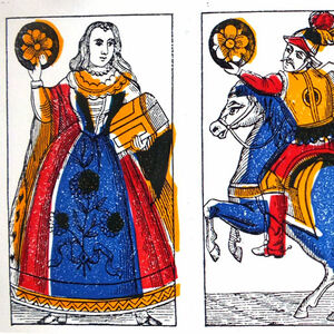 Portuguese Type Playing Cards c.1860