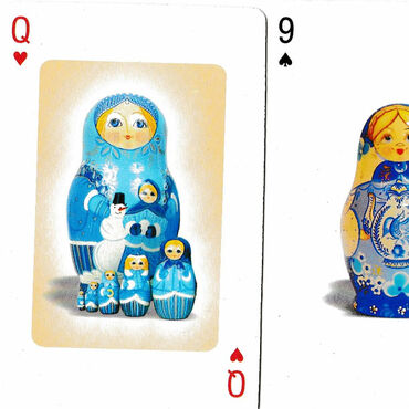 Matryoshka playing cards