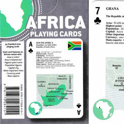 Africa playing cards