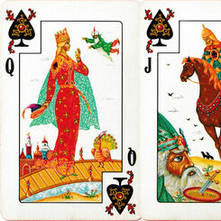The Firebird playing cards