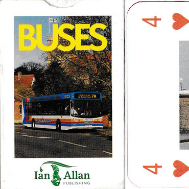Buses playing cards