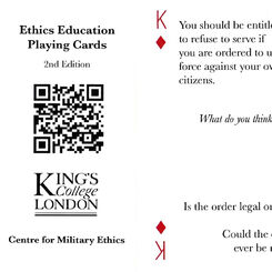 Ethics Education playing cards