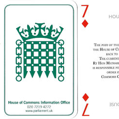 House of Commons Playing Cards