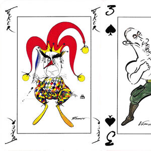 Scarfes Bar playing cards