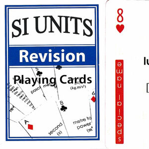 SI Units Revision playing cards