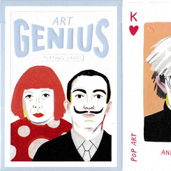 Art Genius playing cards